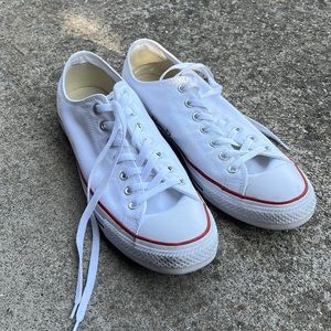 Mens original white low top converse